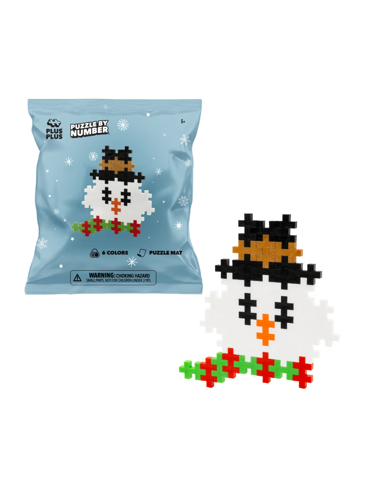 Puzzle by Number - Snowman